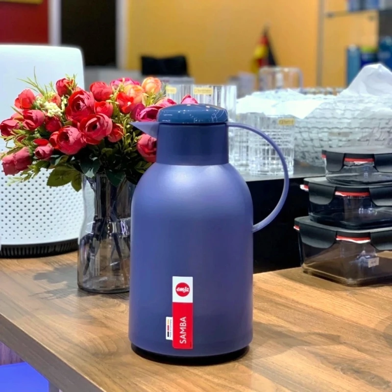 Bình giữ nhiệt Emsa Samba 1,5L màu xanh xám 3110600416