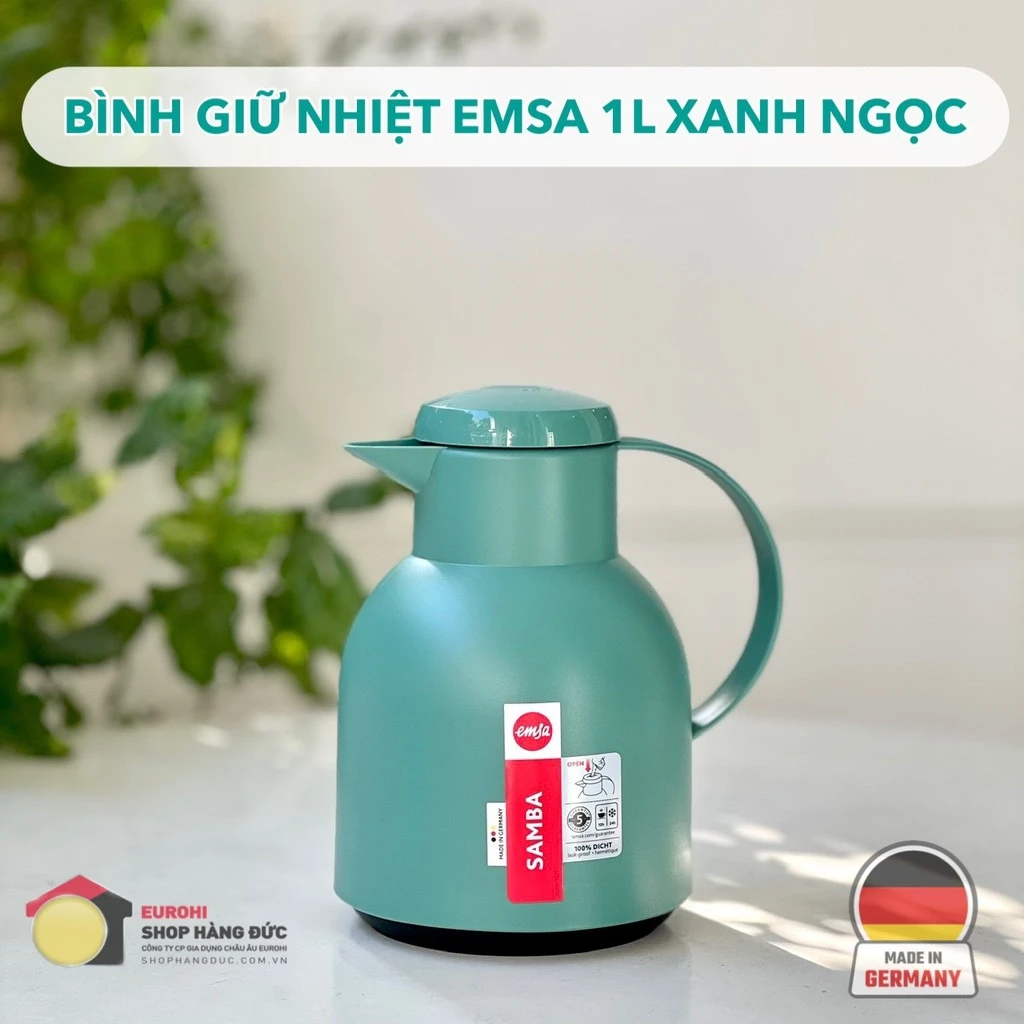 Bình giữ nhiệt Emsa Samba 1L màu xanh 021