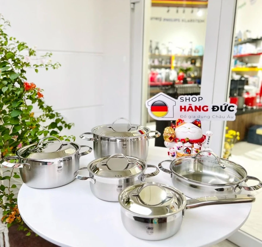 Bộ nồi Elo Zurich 5 món đáy liền