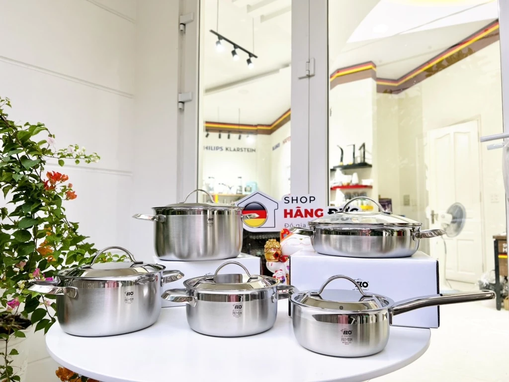 Bộ nồi Elo Zurich 5 món đáy liền