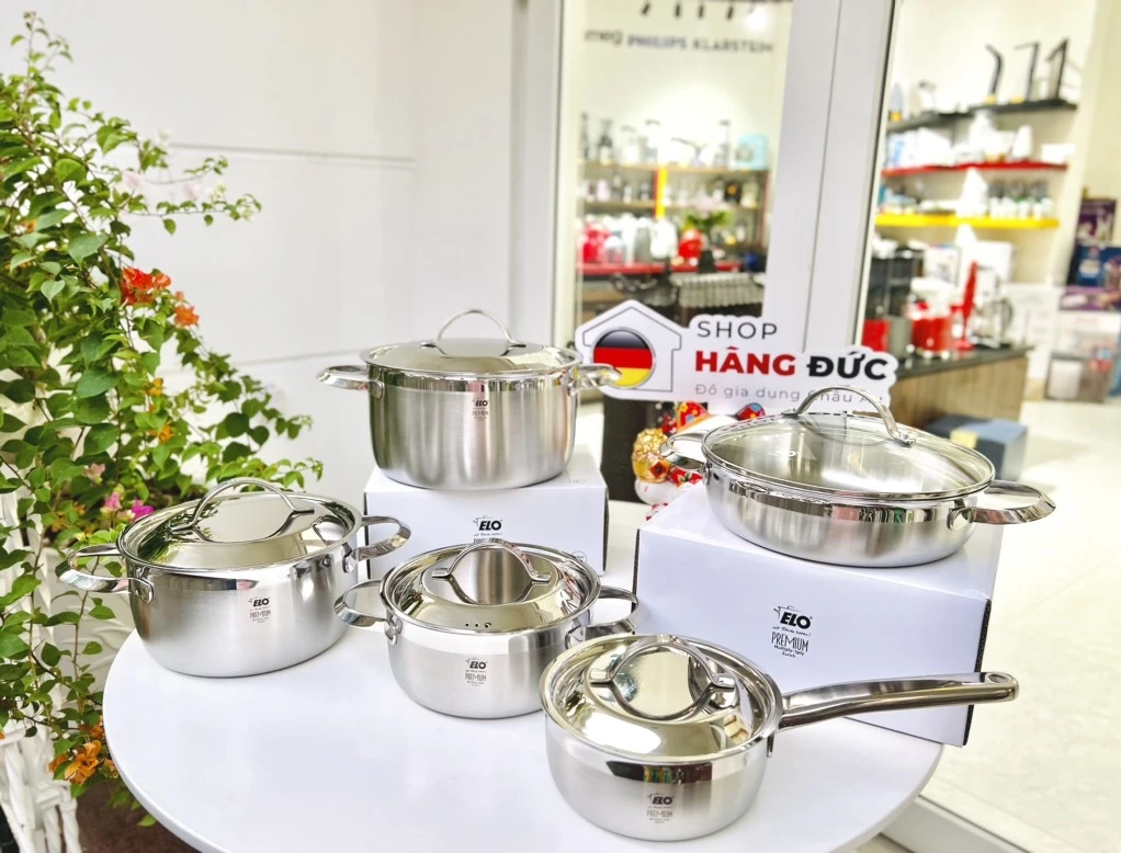 Bộ nồi Elo Zurich 5 món đáy liền