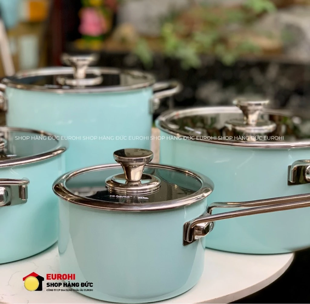 Bộ nồi inox So Home Sydney Australia (màu xanh)