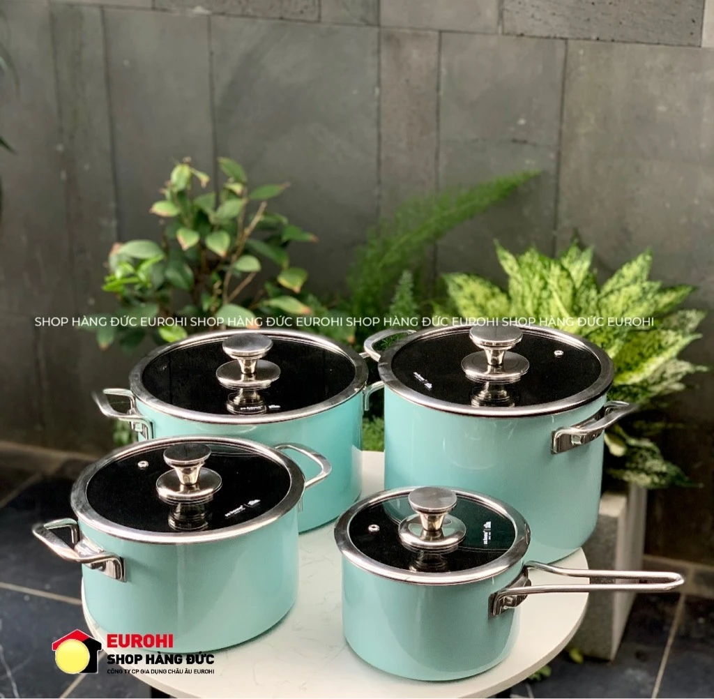 Bộ nồi inox So Home Sydney Australia (màu xanh)