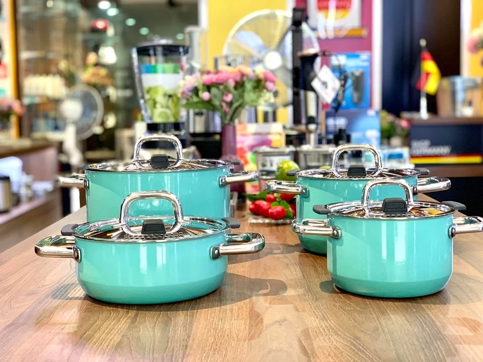 Bộ nồi Silit Silargan Nature Green xanh mint