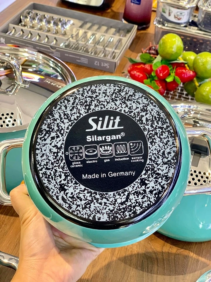 Bộ nồi Silit Silargan Nature Green xanh mint