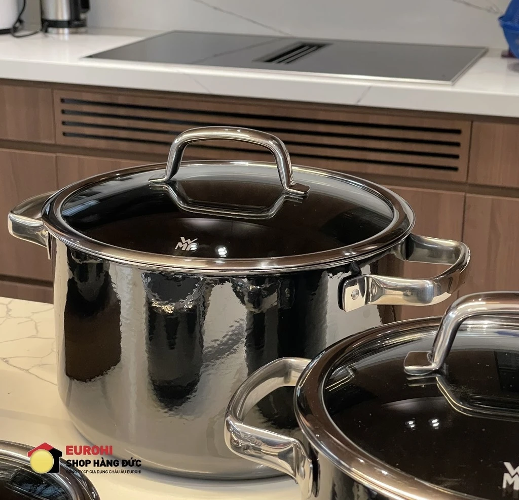 Bộ nồi WMF Fusiontec Mineral Black 4 món màu đen - Made in Germany (0514855290)