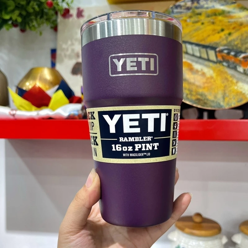 Cốc giữ nhiệt Yeti Rambler 16oz Pint màu tím