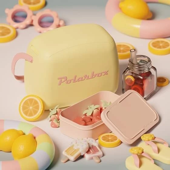 Hộp giữ nhiệt Polarbox 6L CoolerBag Amarillo màu vàng 9350