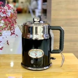 Ấm siêu tốc Russell Hobbs Retro 1,7L màu đen
