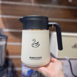 Bình pha trà giữ nhiệt 2Good 1L trắng
