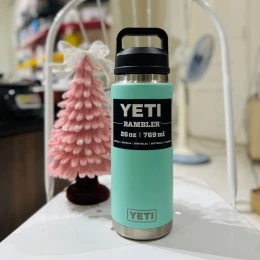 Bình Yeti Rambler Seafoam 26oz xanh ngọc