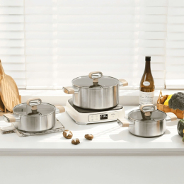 Bộ nồi Haatz 3 món Titanium Aura HTA3