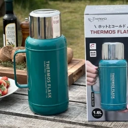 Phích giữ nhiệt Kaiyo 1600ml xanh đậm