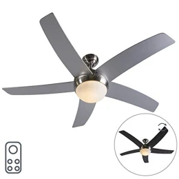 Quạt trần hiện đại Qazqa