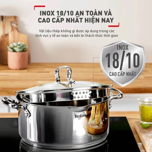 Bộ 3 nồi inox Tefal Duetto Plus (G719S674)