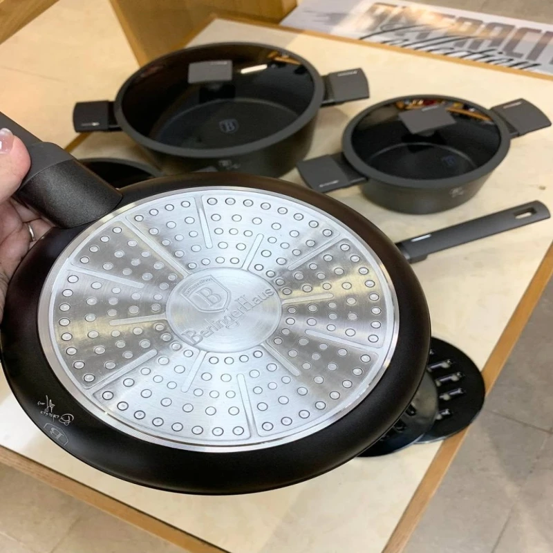 Bộ nồi Berlinger Haus BH/8140 10 món màu than đen