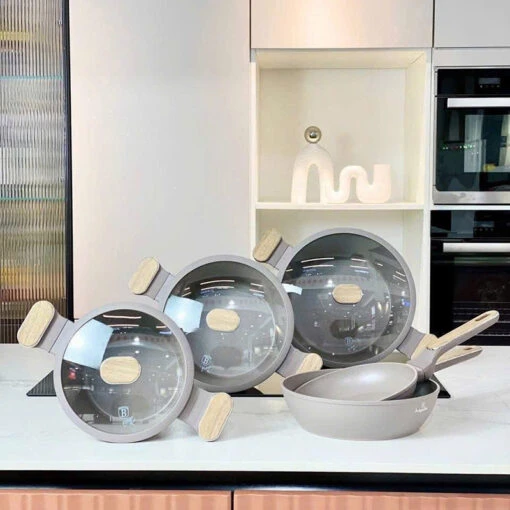 Bộ nồi Berlinger Haus BH/8343 – Taupe 10 món