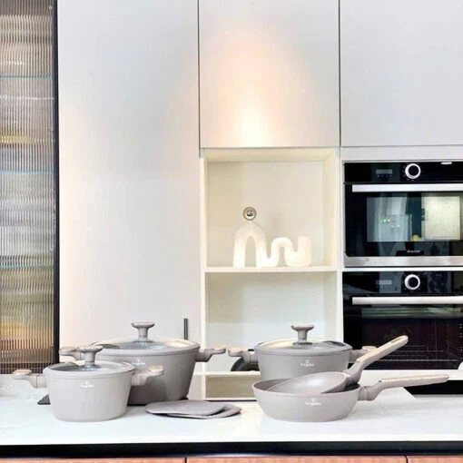 Bộ nồi Berlinger Haus BH/8343 – Taupe 10 món