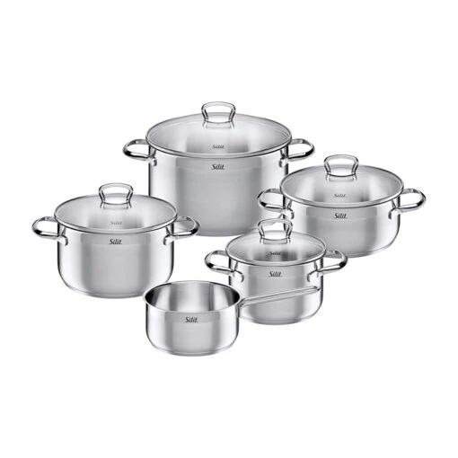 Bộ nồi Silit Toskana 5 món (4 nồi, 1 quánh)