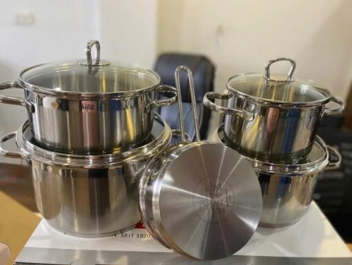 Bộ nồi Silit Toskana 5 món (4 nồi, 1 quánh)