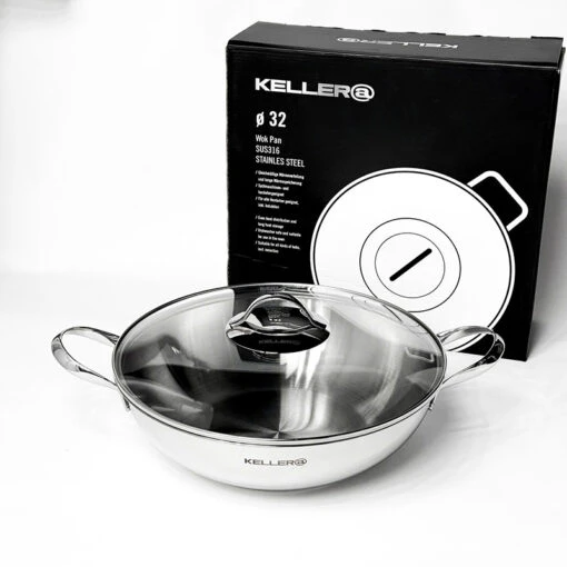 Chảo xào đa năng KELLER Wok Pan 32cm