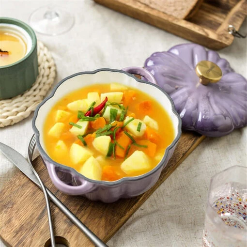 Nồi gang bí Happiness Wok Baby 1,5L