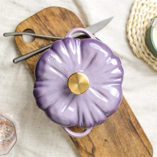 Nồi gang bí Happiness Wok Baby 1,5L