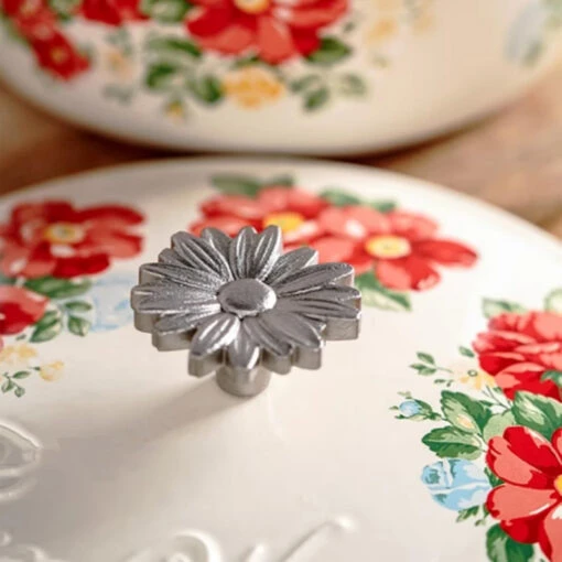 Nồi gang cánh hoa The Pioneer Woman size 25cm