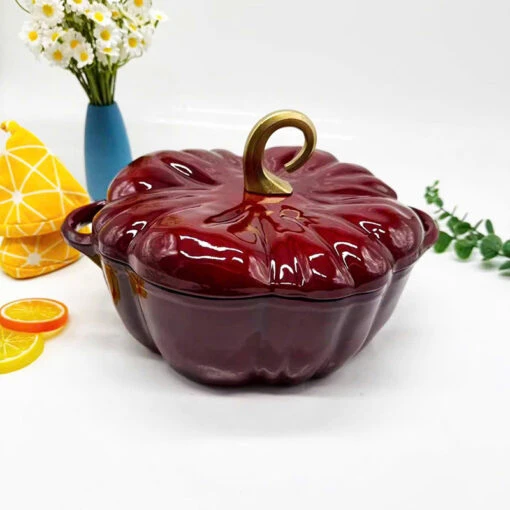 Nồi gang hình bí ngô 25cm