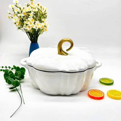 Nồi gang hình bí ngô 25cm