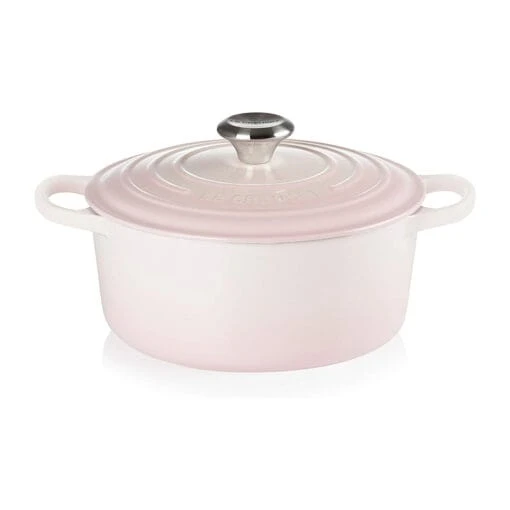 Nồi gang Le Creuset Brater rund Evo 24cm Shell pink