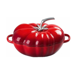 Nồi gang cà chua phủ men gốm 26cm