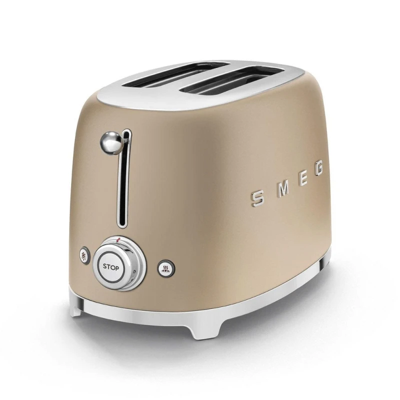 Máy nướng bánh mỳ Smeg TSF01CHMEU màu đồng nhám