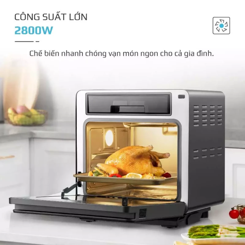 Nồi Chiên Hấp Đa Năng OLIVO SF1600 16L