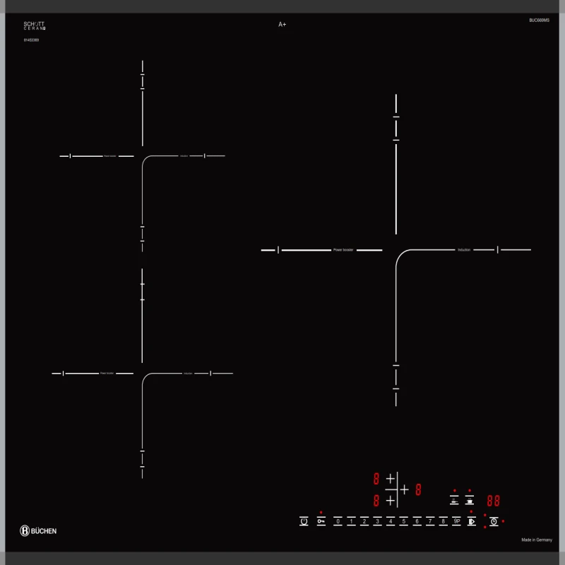 Bếp 3 Từ Buchen BUC669MS