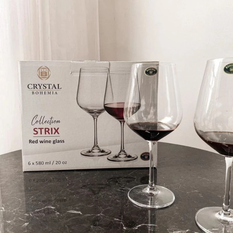 Bộ ly rượu vang Bohemia 360ml