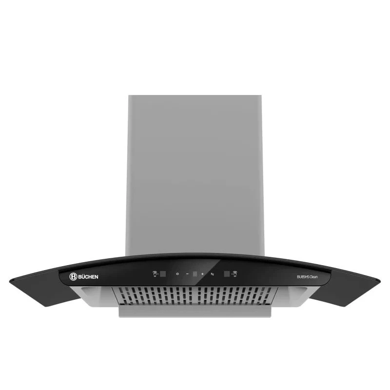 Máy hút khói kính cong cảm ứng vẫy tay tự động làm sạch BU85HS Clean