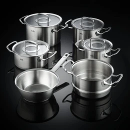 Bộ nồi Fissler Profi Original set 6 kèm xửng hấp
