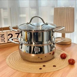 Nồi xửng 2 tầng Chockmen 30cm