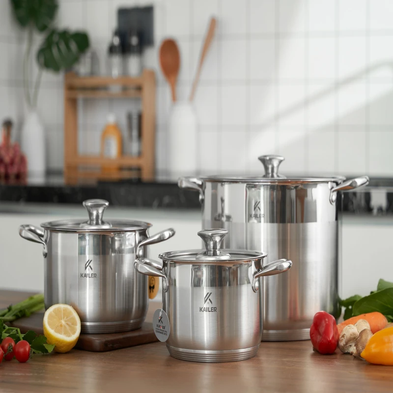 Bộ nồi inox 3 món Kailer KL-6668