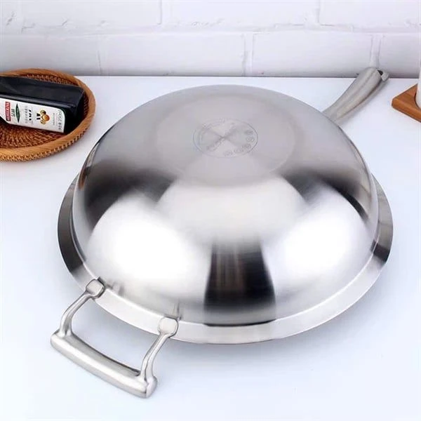 Chảo sâu lòng C229 CHOCKMEN nắp inox 32cm, inox 18/10, model: CKM-ZY5L32W