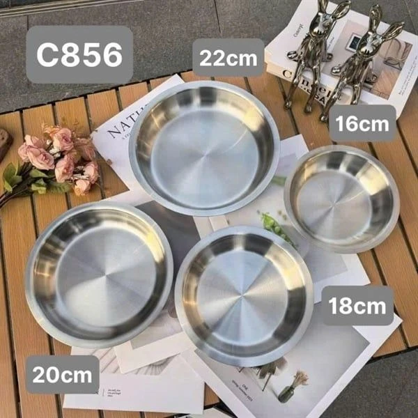 Khay đựng đa năng C856-22 CHOCKMEN 22cm, inox 18/10, model: CKM-AL856P22