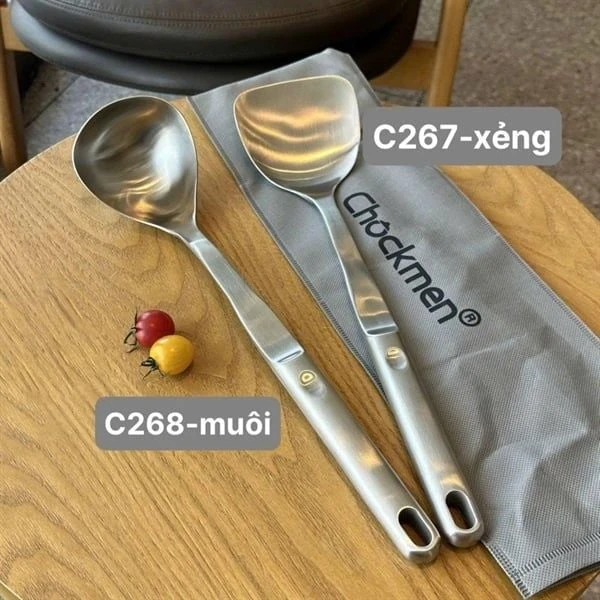 Muôi đầu tròn C268 CHOCKMEN inox 18/10, model: CKM-AL268S