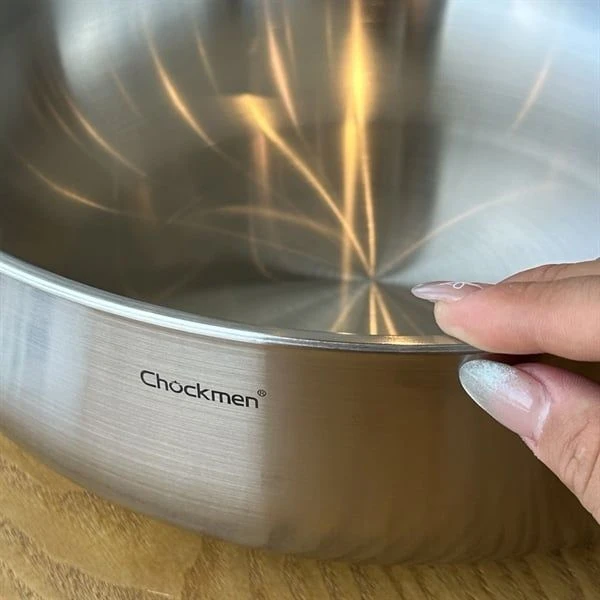 Nồi (kiêm tô) C438 CHOCKMEN 32cm, inox 18/10, Model: CKM-ZD32SLB