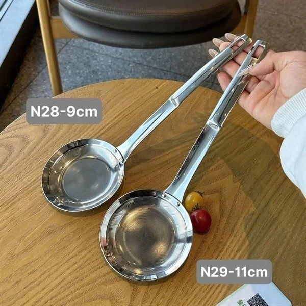Rây lọc N28 OYATTON 19x9cm, inox 304, model: NK-AL28P9