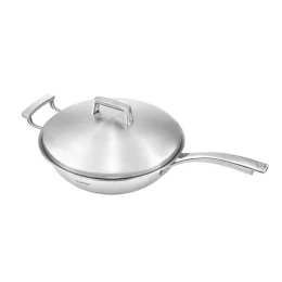Chảo sâu lòng C229 CHOCKMEN nắp inox 32cm, inox 18/10, model: CKM-ZY5L32W