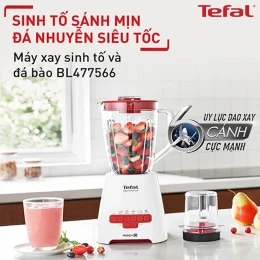 Máy xay sinh tố Tefal Blendforce Piano BL477566 - 800W (Đỏ)