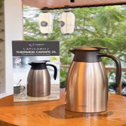 Phích giữ nhiệt màu đồng Kela
