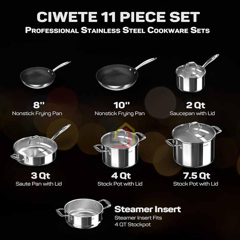 Bộ nồi ciwete h&agrave;ng đầu