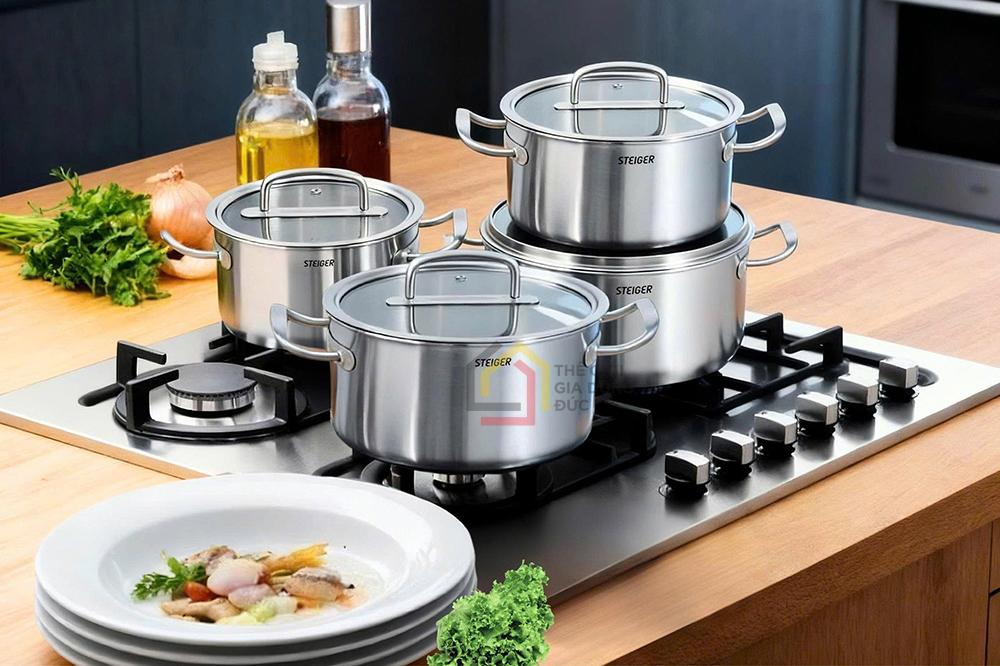 Bộ nồi steiger cho nh&agrave; bếp